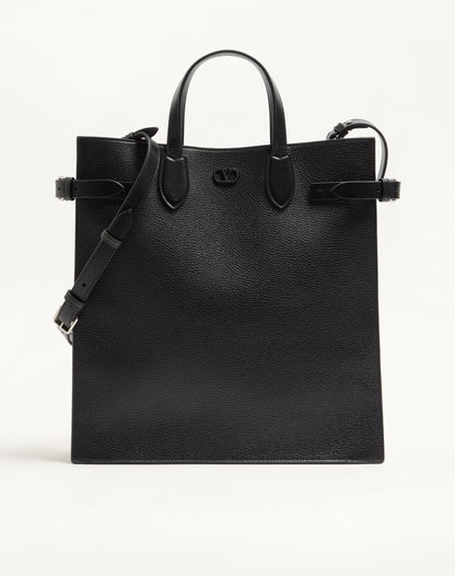 Valentino Garavani Antibes Medium Tote Bag In Grained Leather