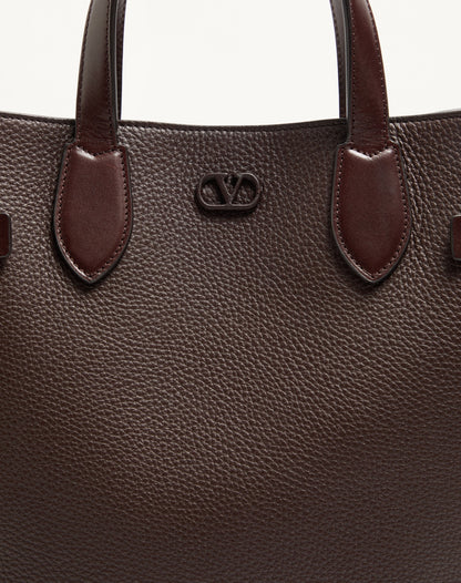 Valentino Garavani Antibes Medium Tote Bag In Grained Leather