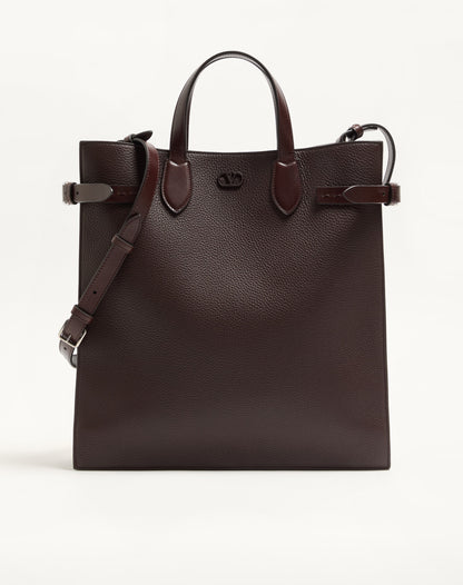 Valentino Garavani Antibes Medium Tote Bag In Grained Leather