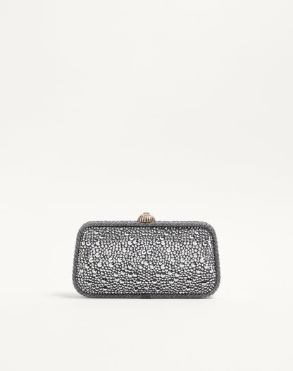 Valentino Garavani Carry Secrets Minaudiere With Rhinestones