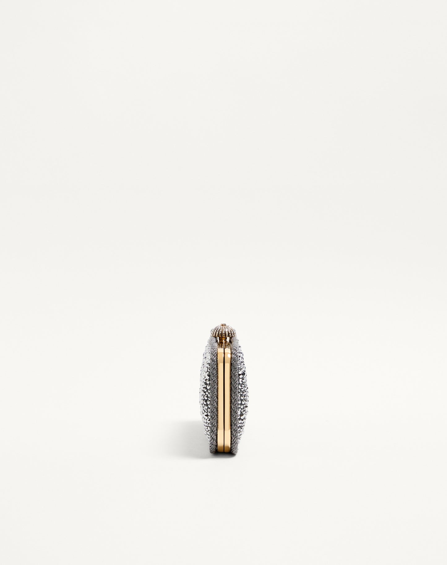 Valentino Garavani Carry Secrets Minaudiere With Rhinestones