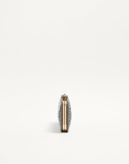 Valentino Garavani Carry Secrets Minaudiere With Rhinestones