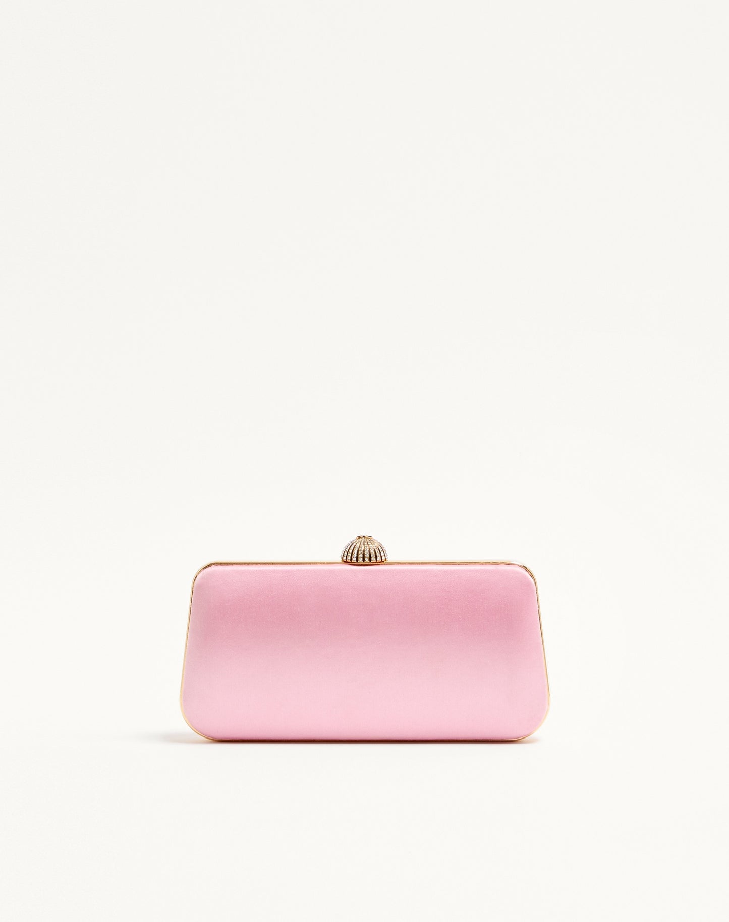 Valentino Garavani Carry Secrets Satin Minaudiere With Floral Pattern Embroidery