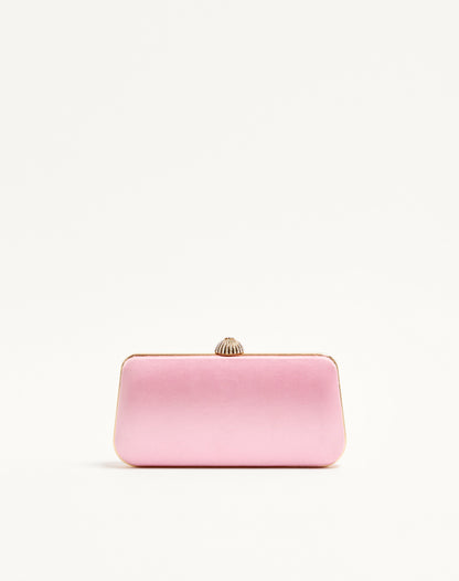 Valentino Garavani Carry Secrets Satin Minaudiere With Floral Pattern Embroidery