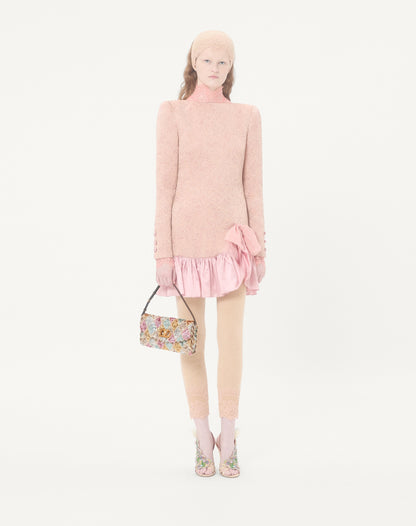 Valentino Garavani Devain Small Shoulder Bag With Rhombelle Embroidery.