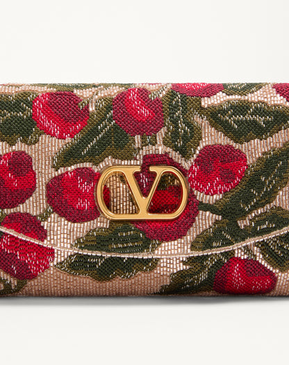 Valentino Garavani Devain Embroidered Small Shoulder Bag