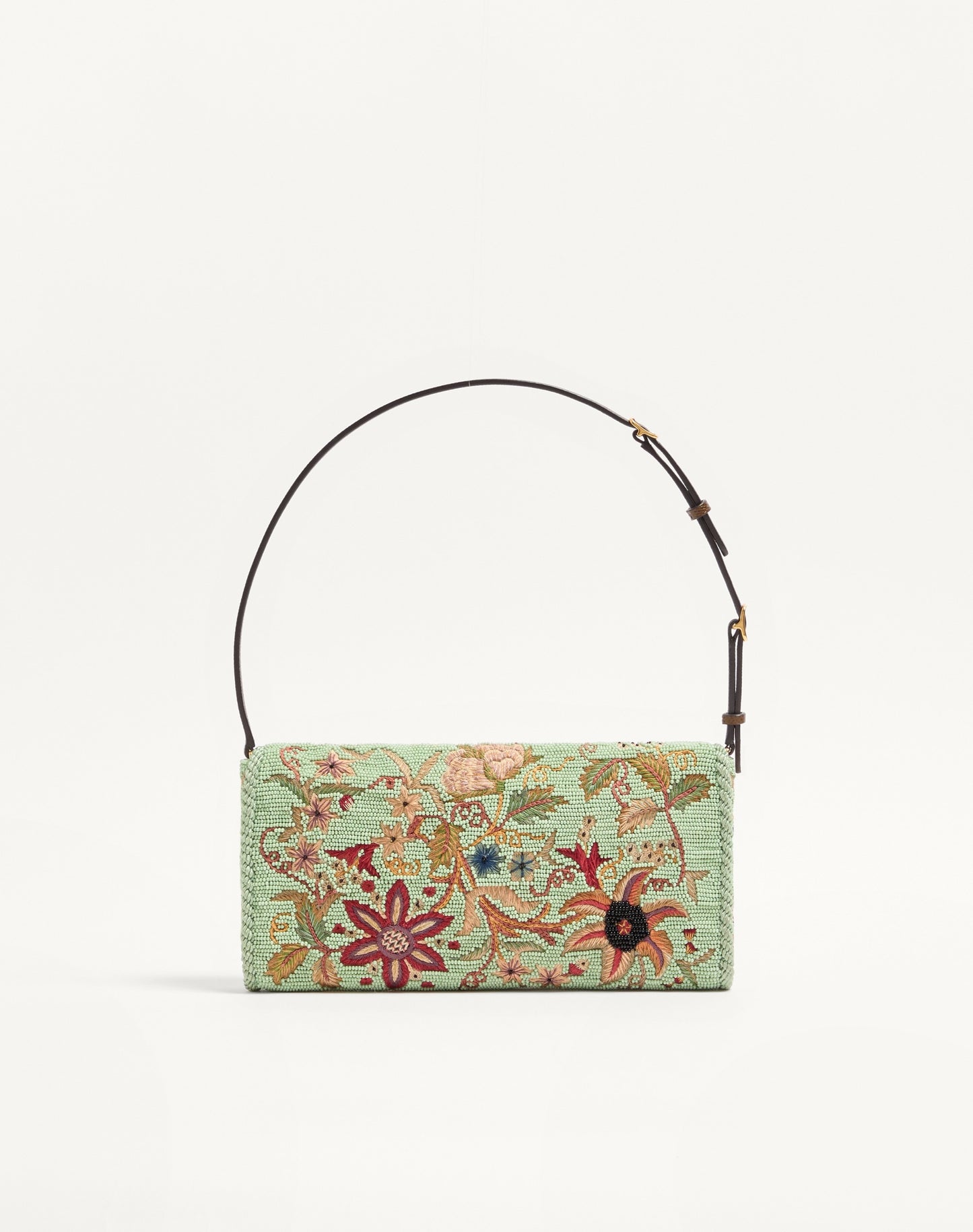 Valentino Garavani Devain Embroidered Small Shoulder Bag