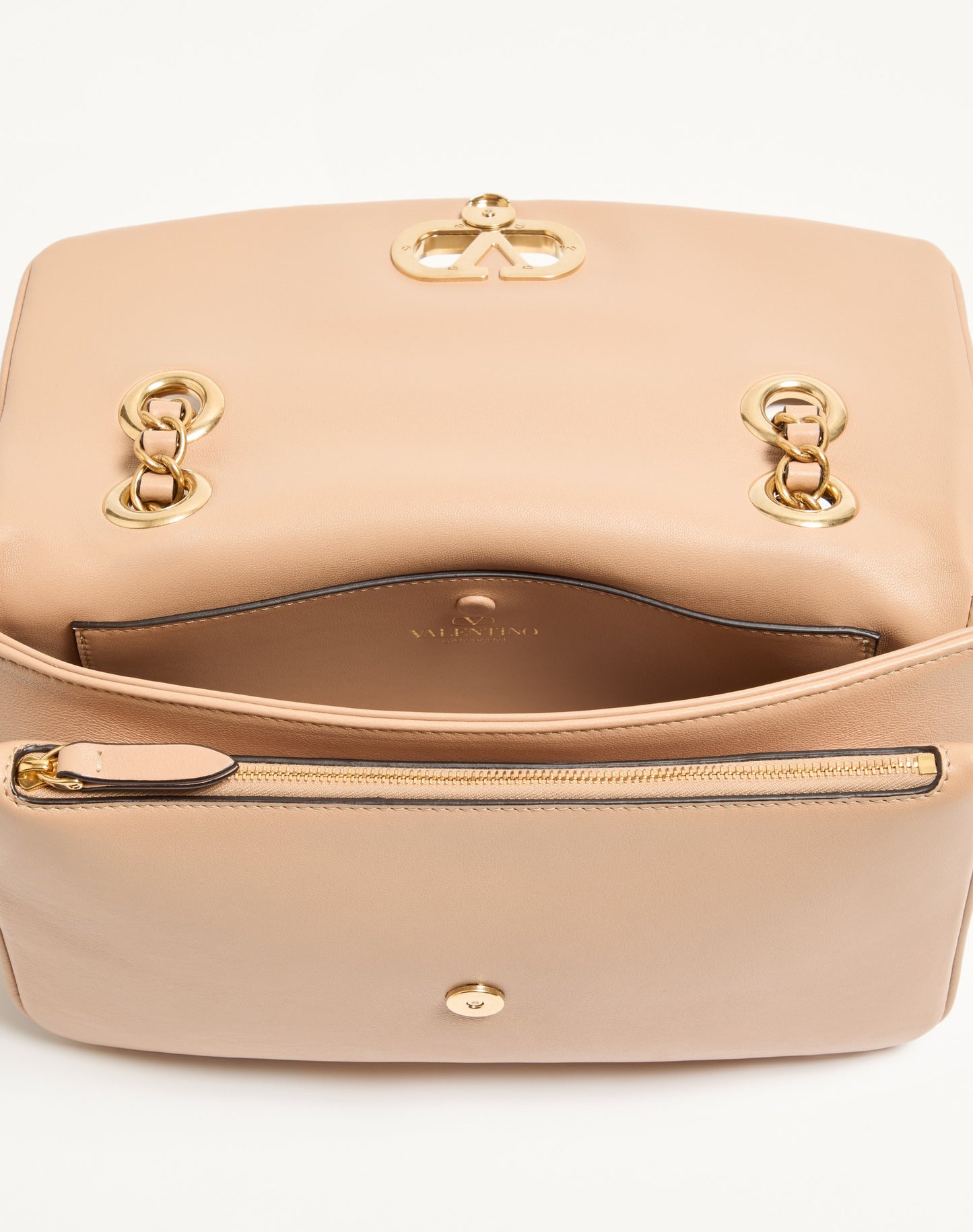 Valentino Garavani Djuna Medium Chain Bag In Nappa Leather