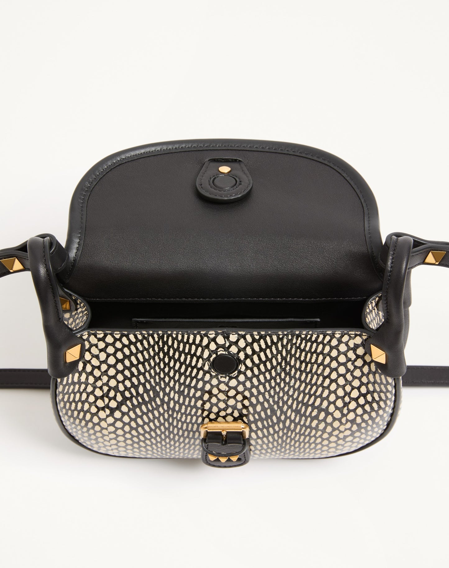 Valentino Garavani Flâneuse Small Cobra Print Elaphe Shoulder Bag