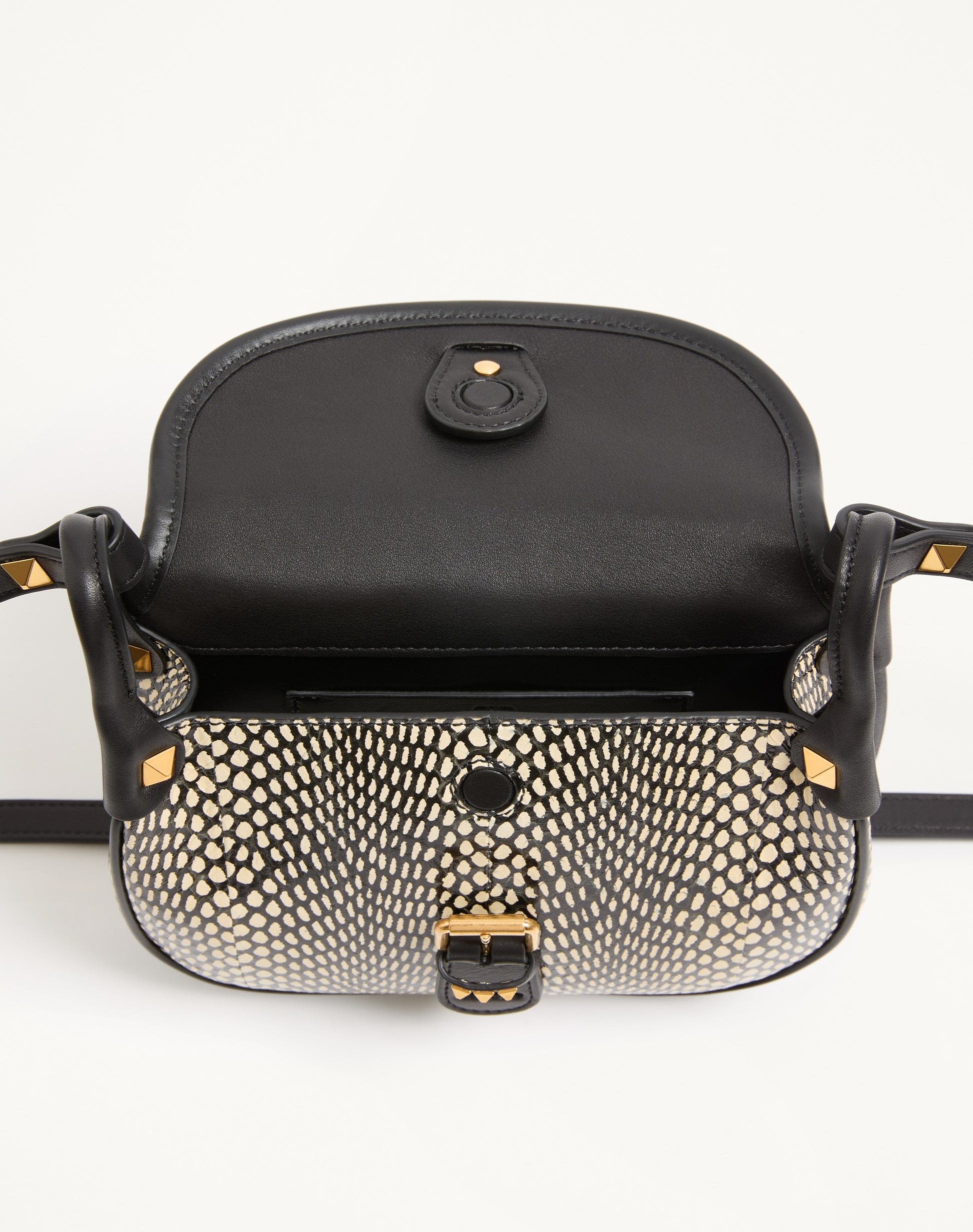 Valentino Garavani Flâneuse Small Cobra Print Elaphe Shoulder Bag