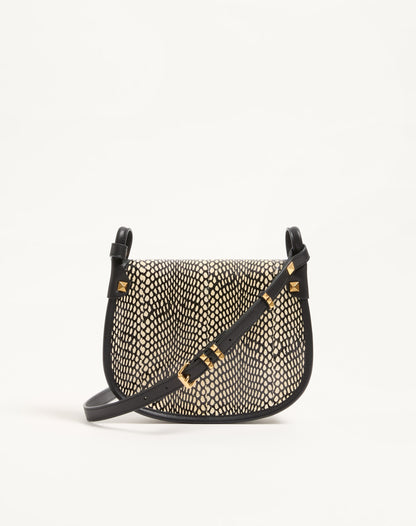 Valentino Garavani Flâneuse Small Cobra Print Elaphe Shoulder Bag
