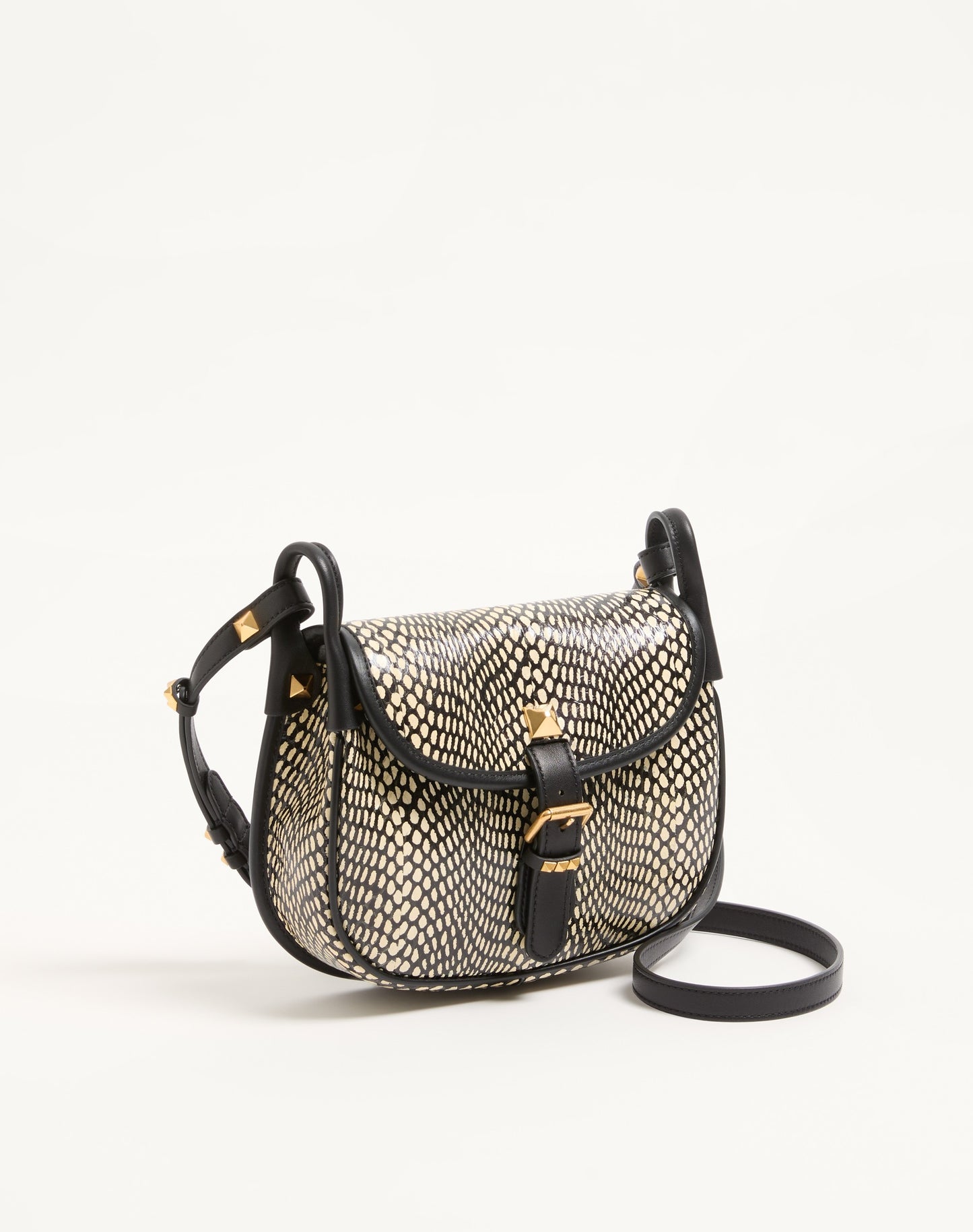 Valentino Garavani Flâneuse Small Cobra Print Elaphe Shoulder Bag