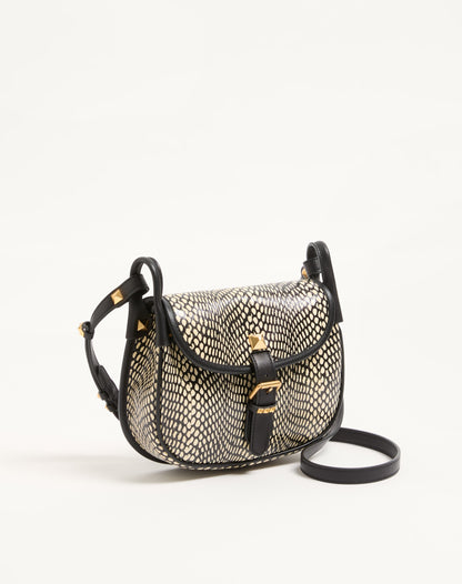 Valentino Garavani Flâneuse Small Cobra Print Elaphe Shoulder Bag