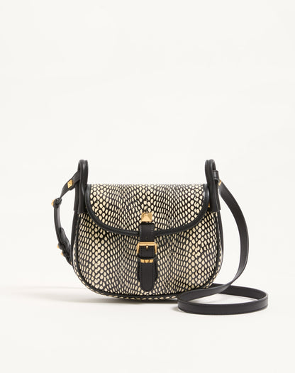 Valentino Garavani Flâneuse Small Cobra Print Elaphe Shoulder Bag