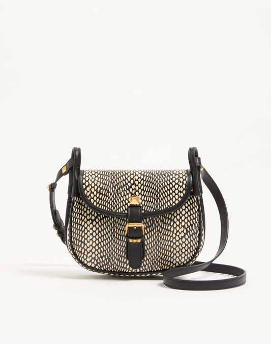 Valentino Garavani Flâneuse Small Cobra Print Elaphe Shoulder Bag