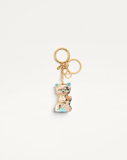 Valentino Garavani Le Chat De La Maison Nylon Bag Charm With Key Ring