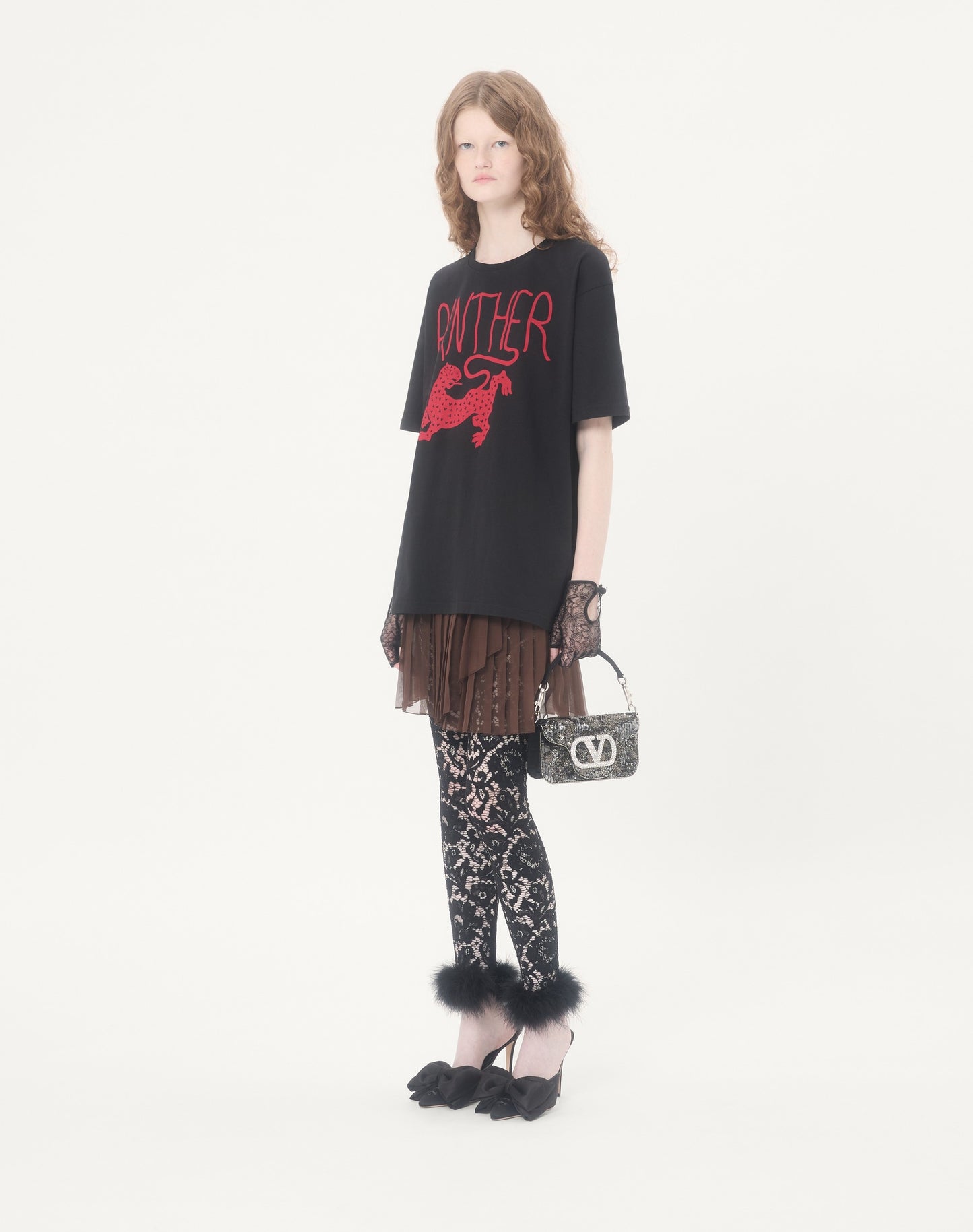 Valentino Garavani Locò Small Embroidered Shoulder Bag With Jewel Logo