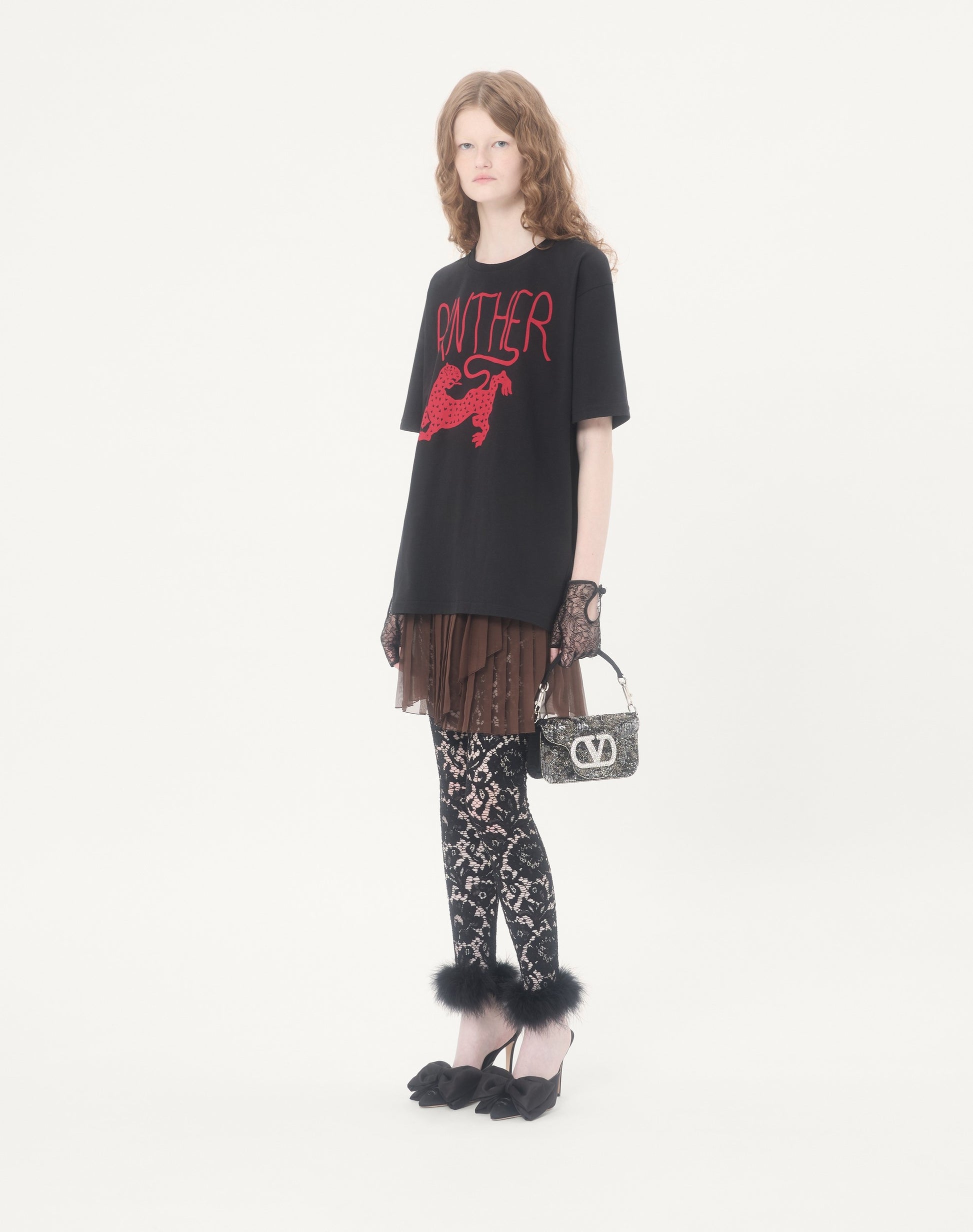 Valentino Garavani Locò Small Embroidered Shoulder Bag With Jewel Logo