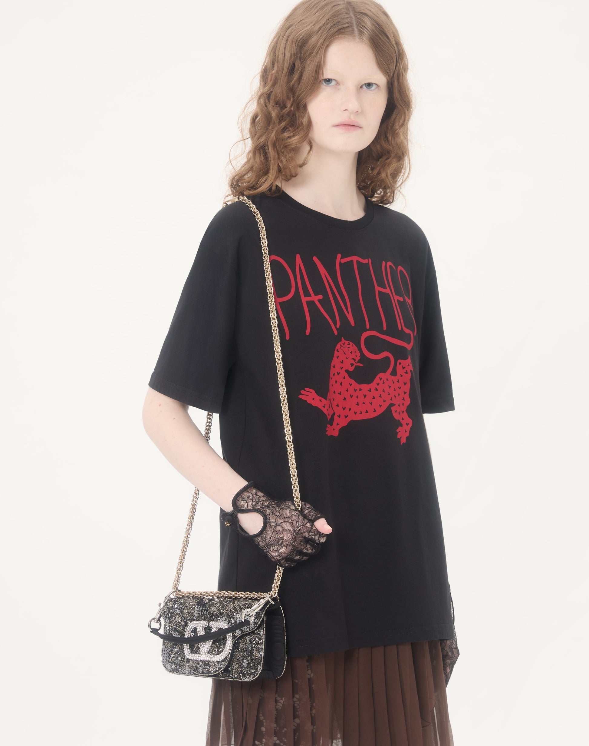 Valentino Garavani Locò Small Embroidered Shoulder Bag With Jewel Logo