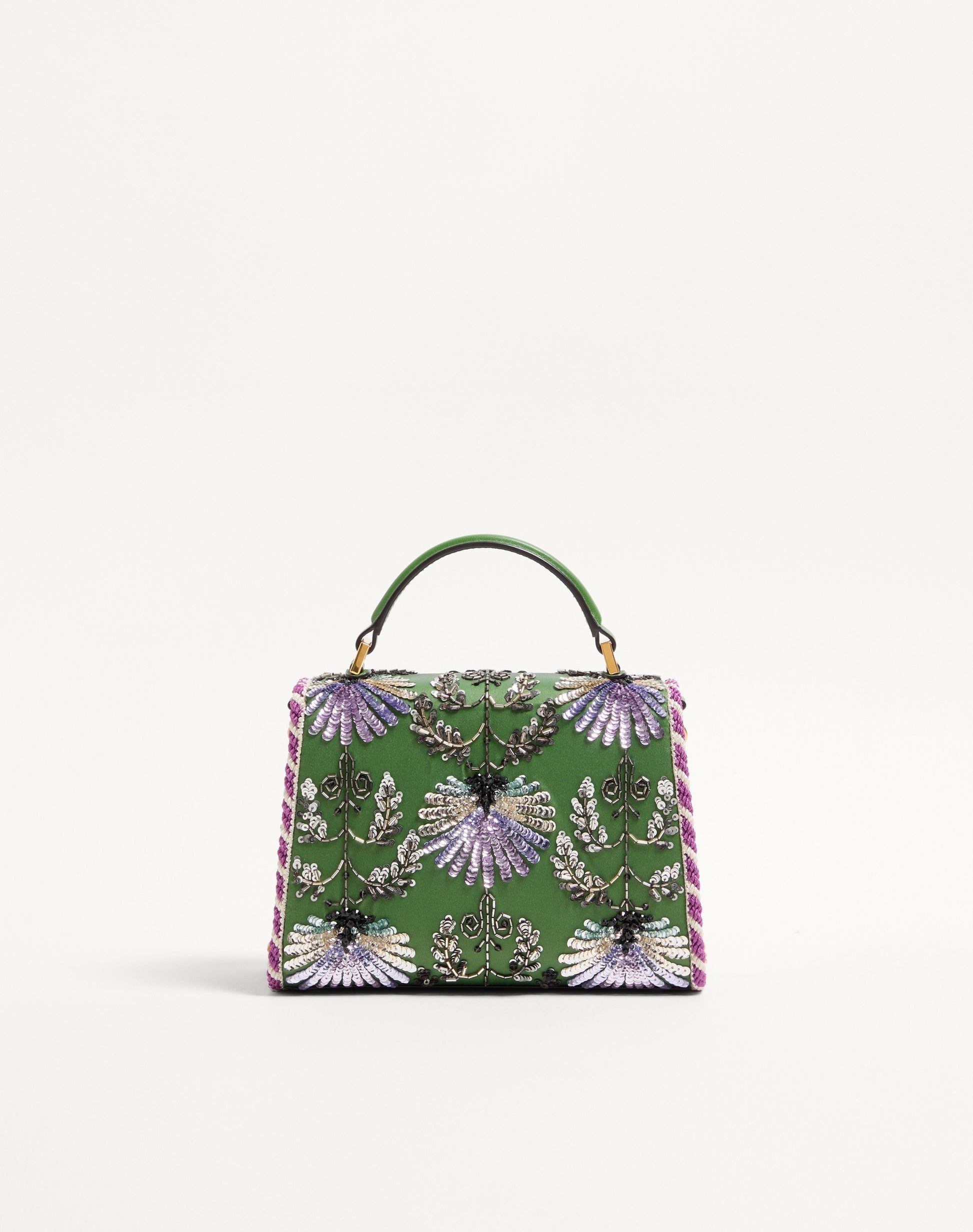 Valentino Garavani Mini Vsling Embroidered Handbag With Jewel Logo