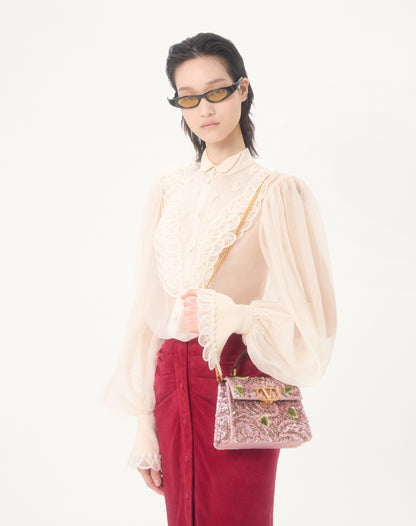 Valentino Garavani Mini Vsling Embroidered Handbag