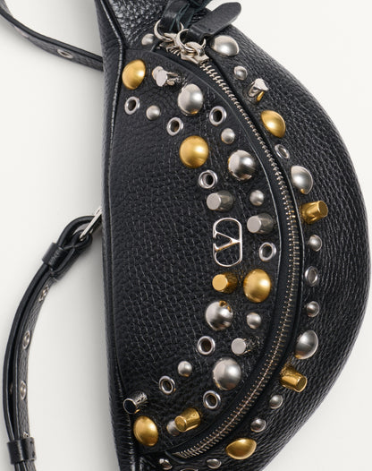 Valentino Garavani Nellcôte Belt Bag In Grainy Calfskin