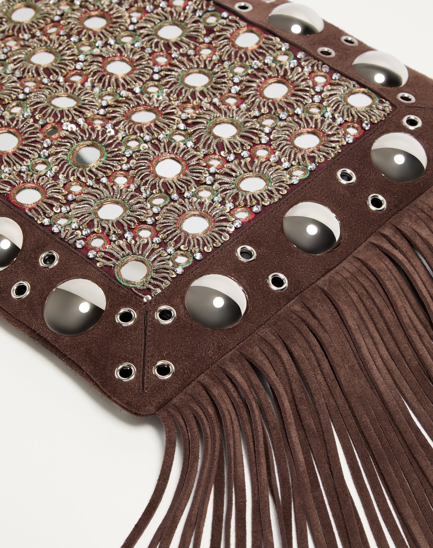 Valentino Garavani Nellcôte Embroidered Shoulder Bag