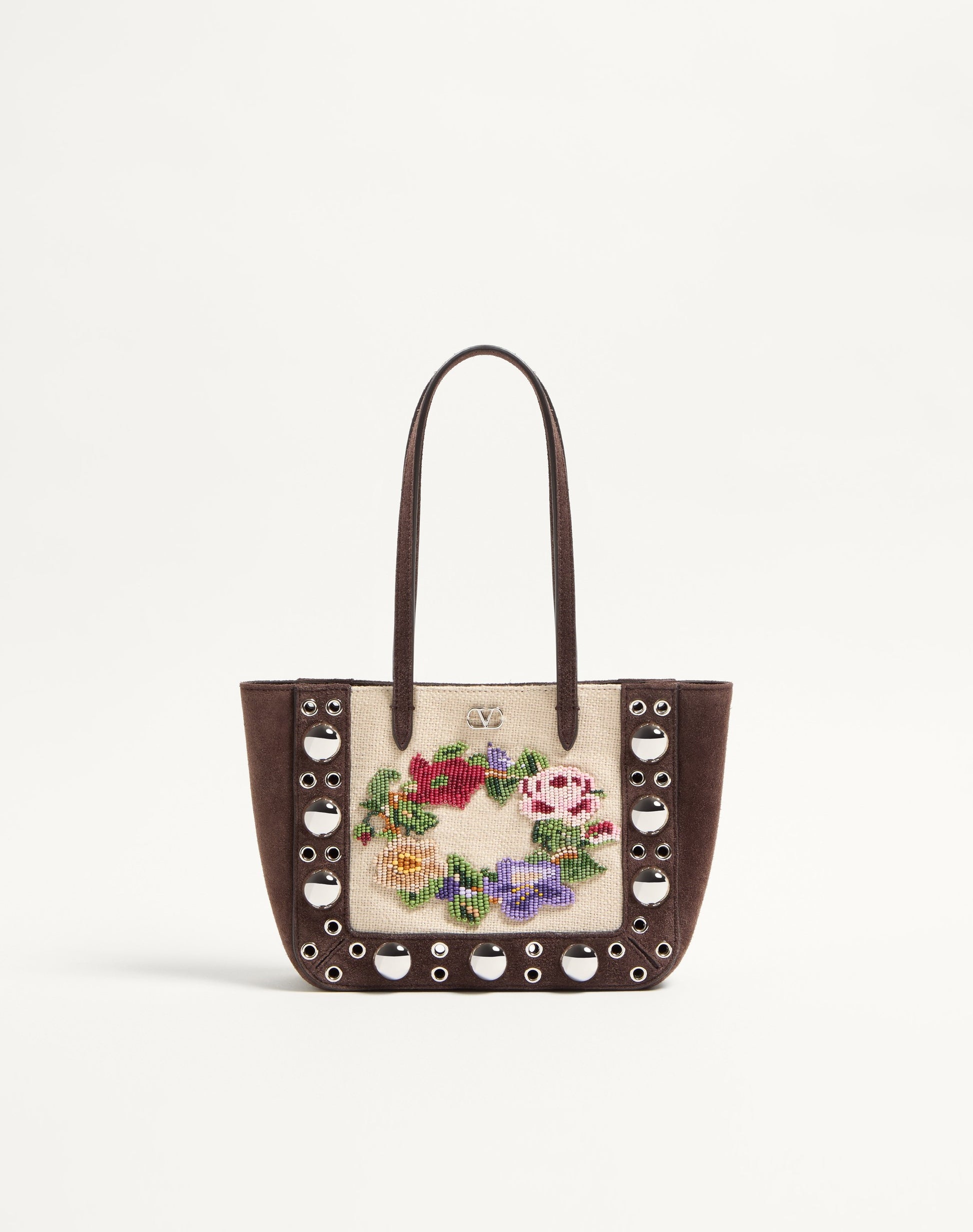 Valentino Garavani Nellcôte Mini Embroidered Shopping Bag