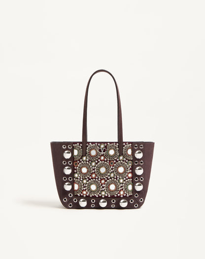 Valentino Garavani Nellcôte Mini Embroidered Shopping Bag