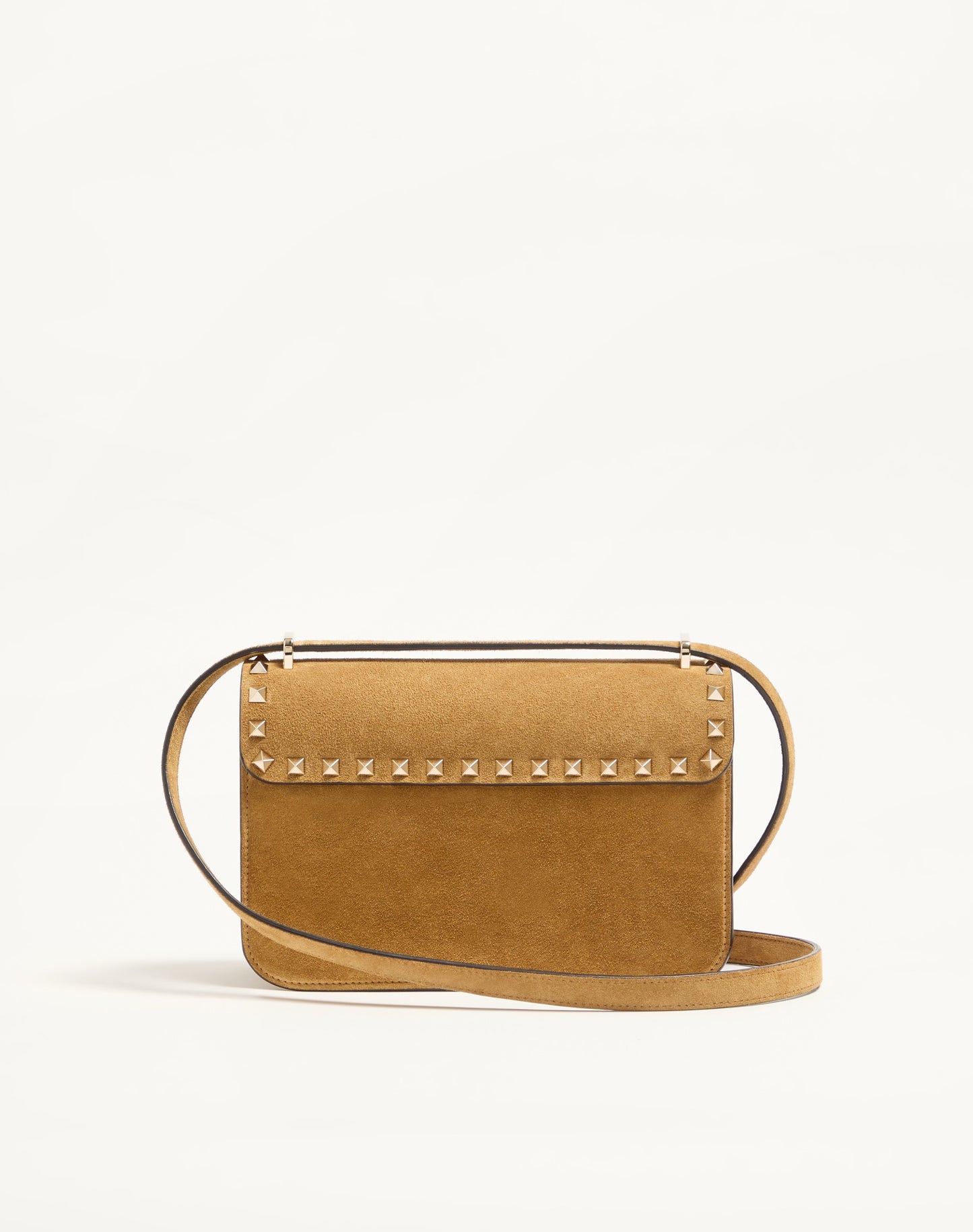 Valentino Garavani Rockstud Small Shoulder Bag In Suede