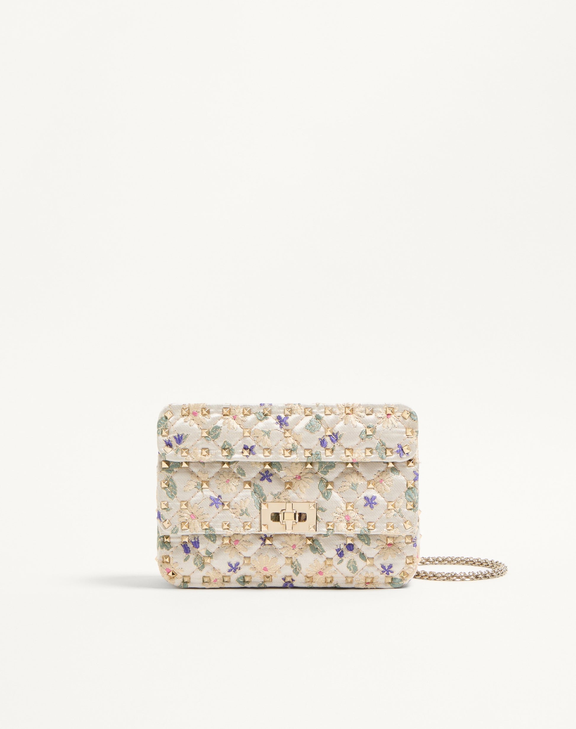 Valentino Garavani Rockstud Spike Small Jacquard Bag
