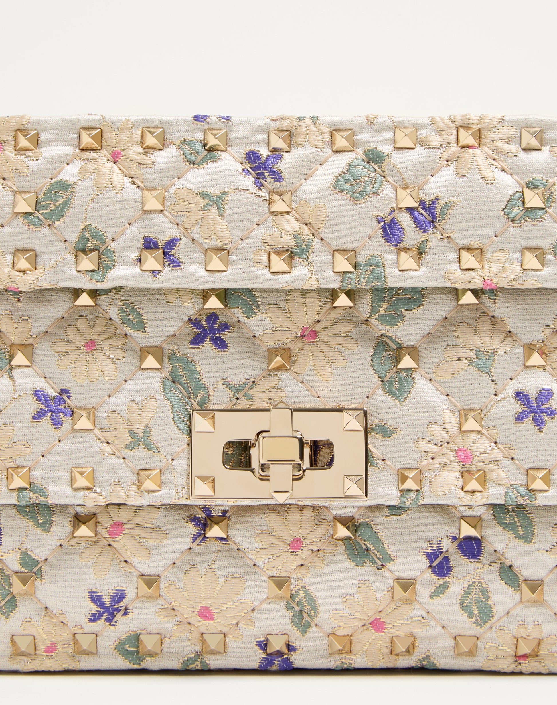 Valentino Garavani Rockstud Spike Small Jacquard Bag