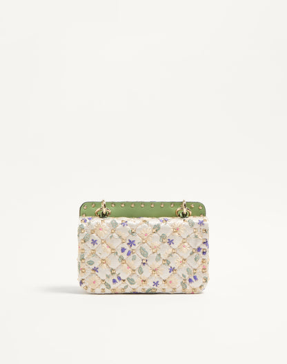 Valentino Garavani Rockstud Spike Small Jacquard Bag