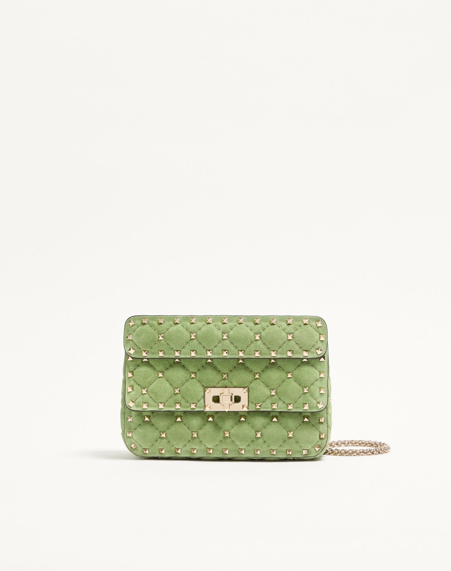 Valentino Garavani Rockstud Spike Small Suede Bag