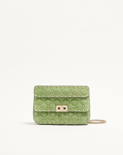 Valentino Garavani Rockstud Spike Small Suede Bag