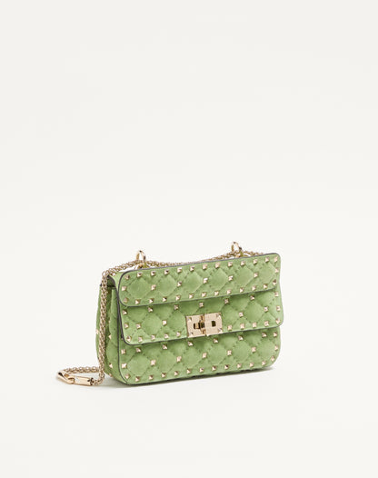 Valentino Garavani Rockstud Spike Small Suede Bag