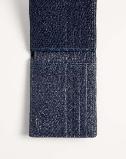 Valentino Garavani Vlogo Signature Grainy Calfskin Wallet