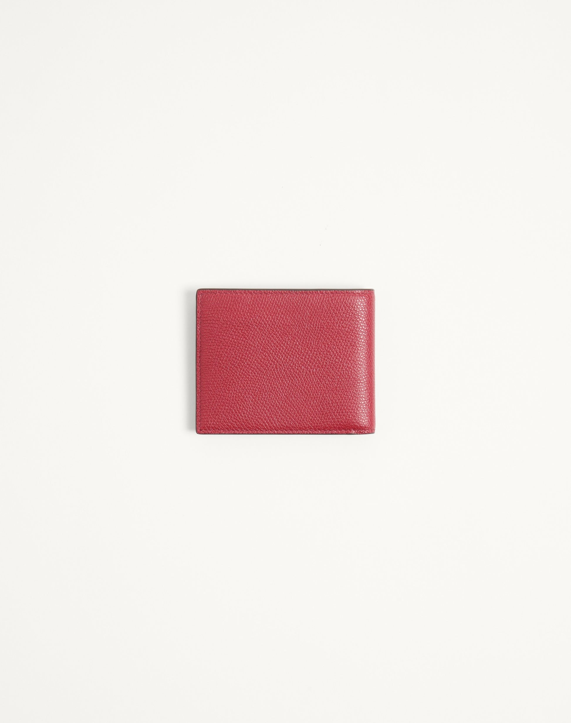 Valentino Garavani Vlogo Signature Grainy Calfskin Wallet