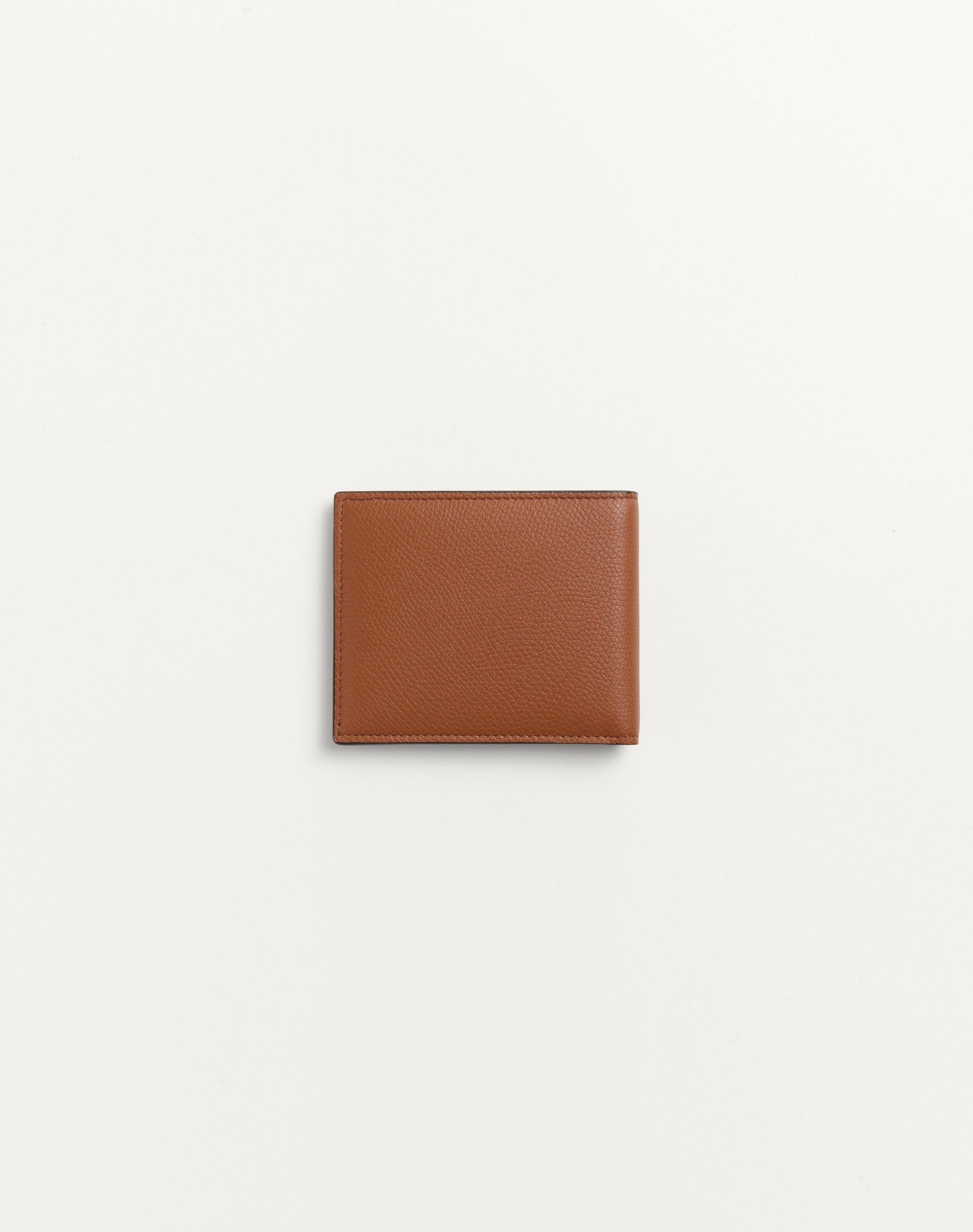 Valentino Garavani Vlogo Signature Grainy Calfskin Wallet