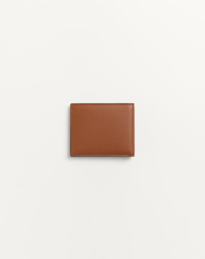 Valentino Garavani Vlogo Signature Grainy Calfskin Wallet