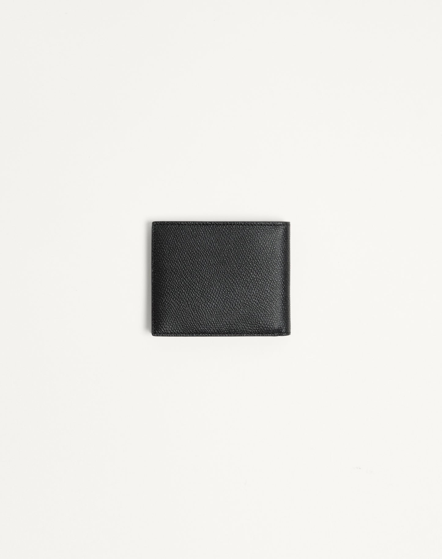 Valentino Garavani Vlogo Signature Grainy Calfskin Wallet
