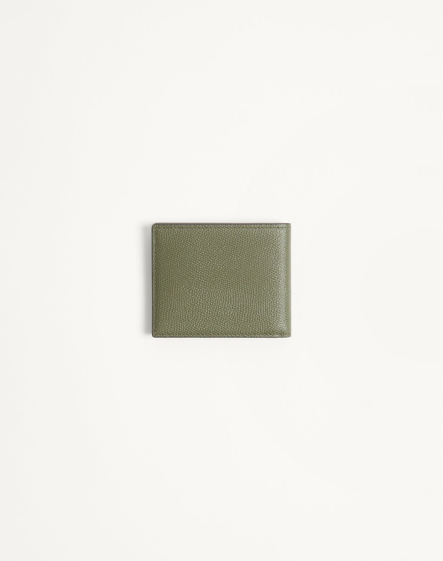 Valentino Garavani Vlogo Signature Grainy Calfskin Wallet