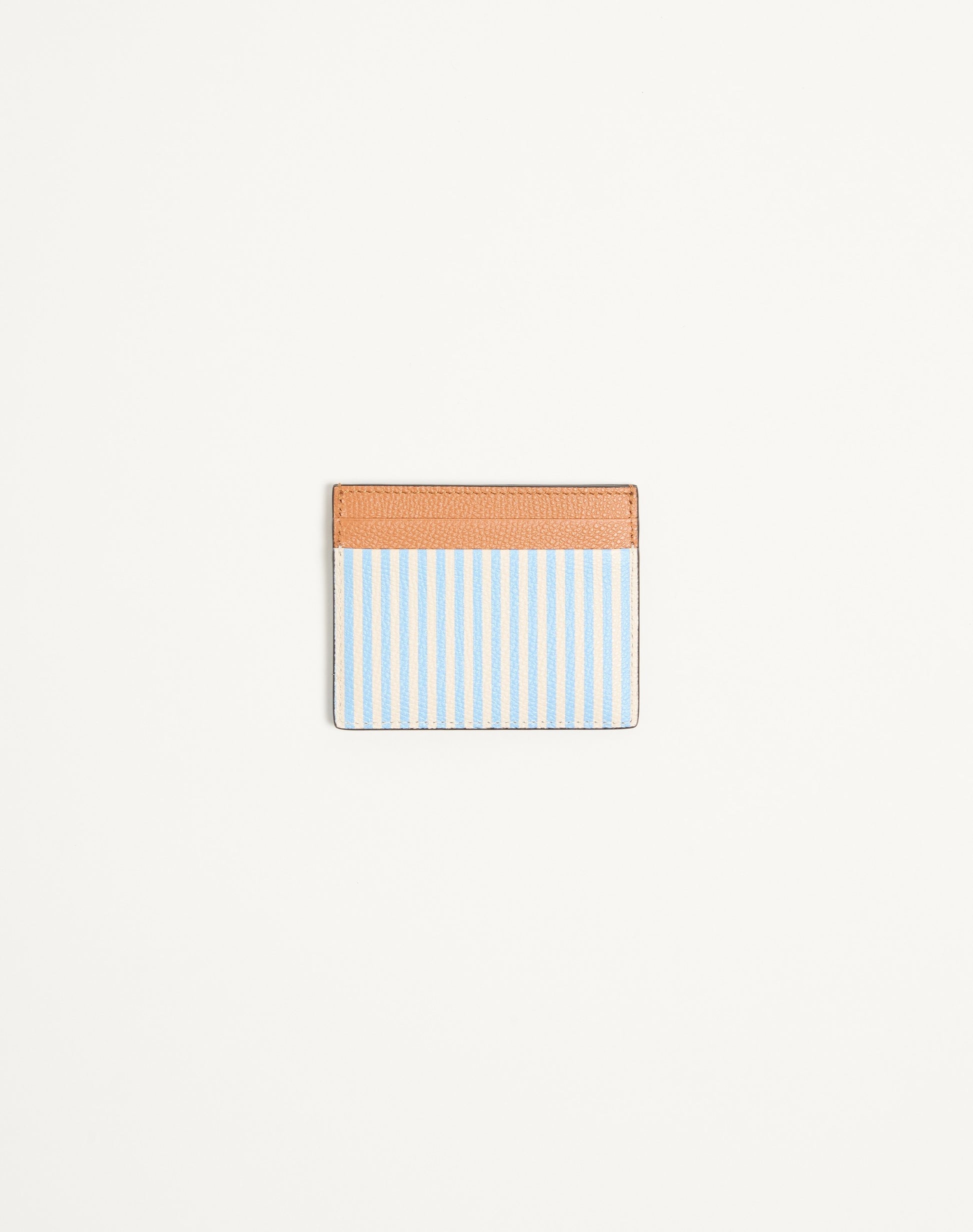 Valentino Garavani Vlogo Signature Wallet In Grainy Calfskin With Le Chat De La Maison Print