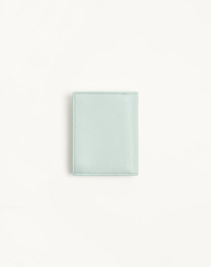 Valentino Garavani Vlogo Signature Wallet In Grainy Calfskin