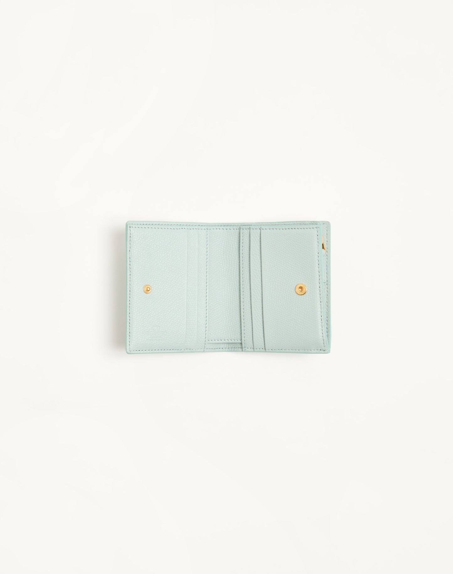 Valentino Garavani Vlogo Signature Wallet In Grainy Calfskin
