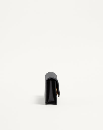 Valentino Garavani Vain Clutch Bag In Shiny Calfskin