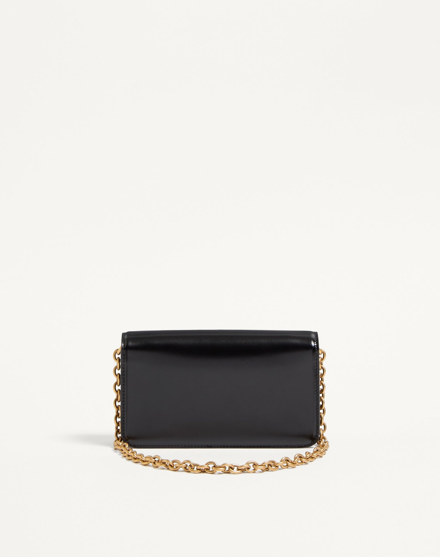Valentino Garavani Vain Clutch Bag In Shiny Calfskin