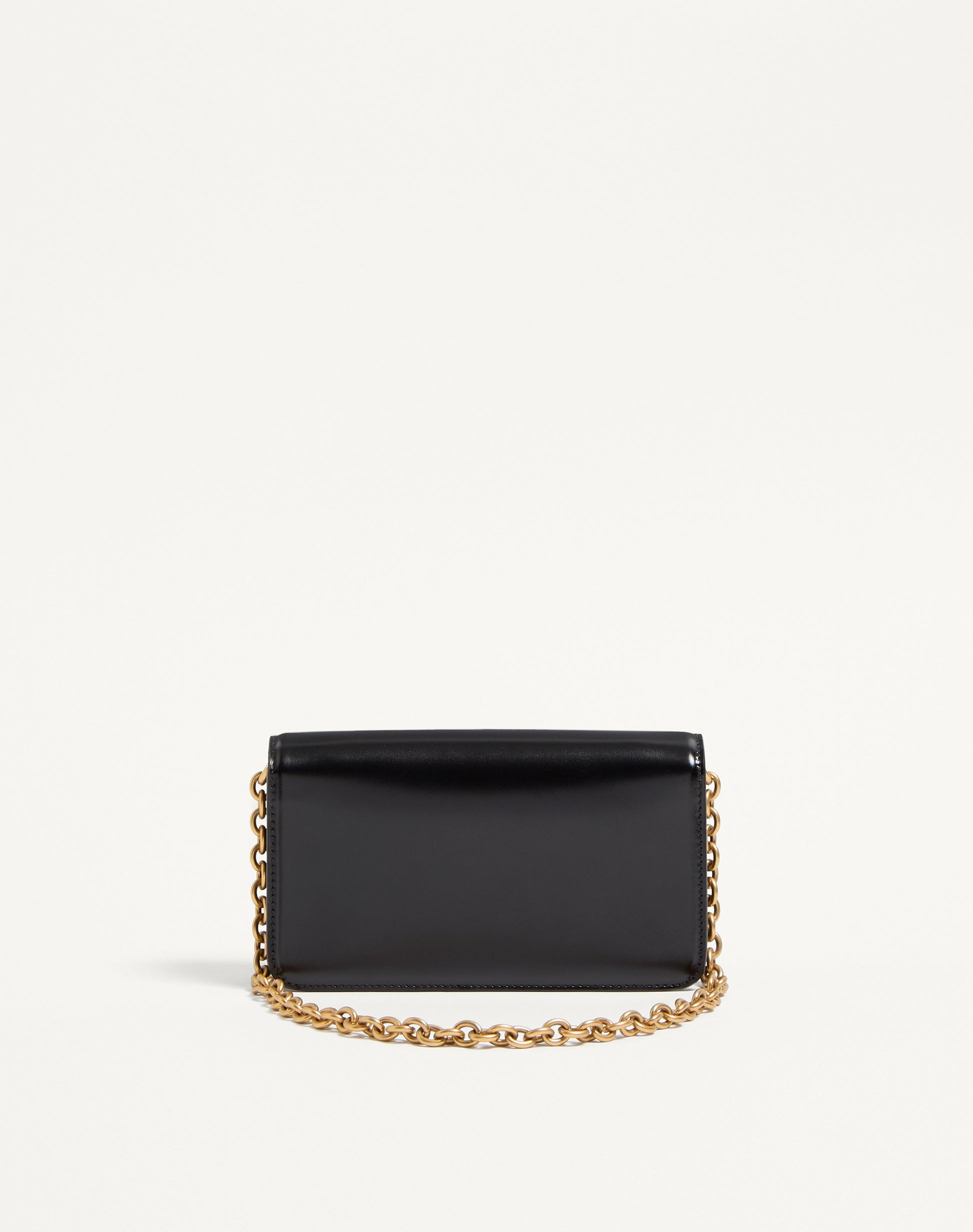 Valentino Garavani Vain Clutch Bag In Shiny Calfskin