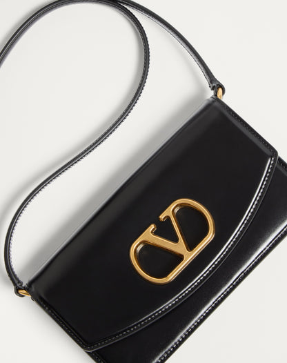Valentino Garavani Vain Clutch Bag In Shiny Calfskin