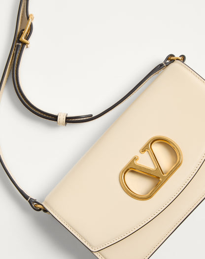 Valentino Garavani Vain Clutch Bag In Shiny Calfskin